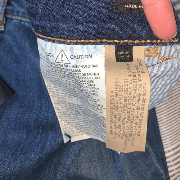 COPY - Massimo Dutti Flare Medium Wash Size 4 NEW - Picture 11 of 12